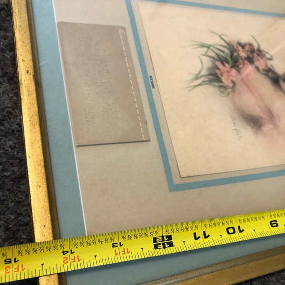 ANTIQUE FRAMED ADVERTISING CURRIE HARDWARE HAIDEE CALENDAR 1916 - Picture 8 of 8